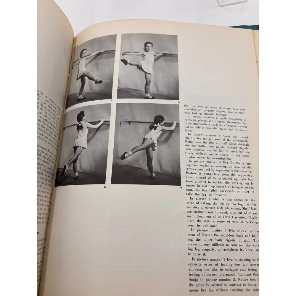 Dos Donts Basic Ballet Barre Thalia Mara 1955 Dance Magazine Technique Book
